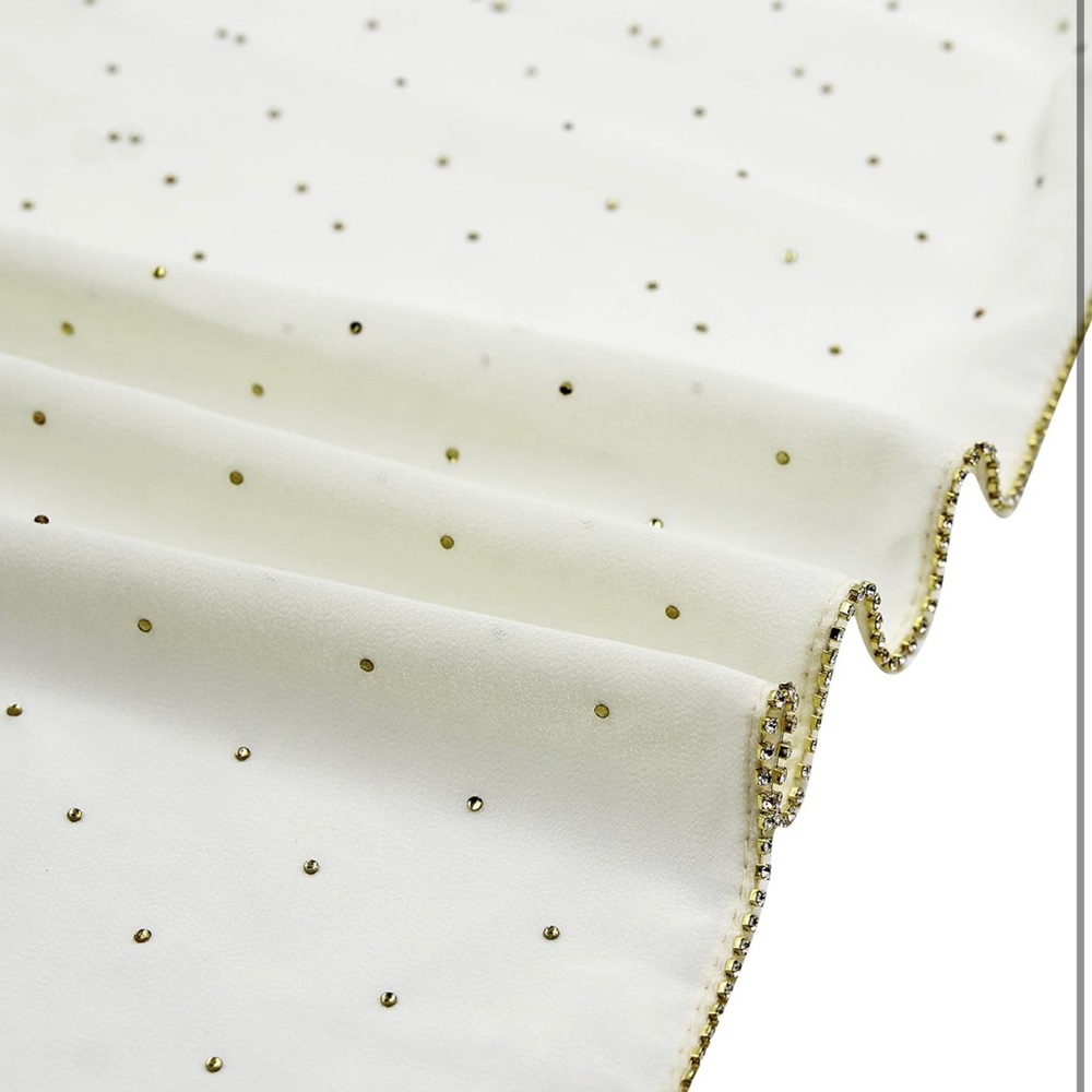🌹LUXURY WOMENS HIJAB RHINESTONE SCARF ABAYA SCARF 🌹 - Picture 4 of 5